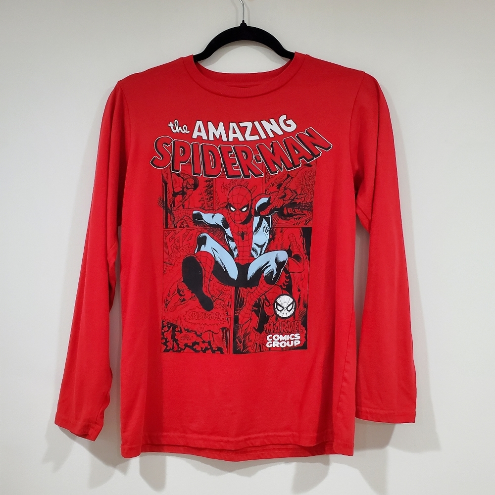 Marvel Spiderman Long Sleeve T-shirt Boy's Size XL